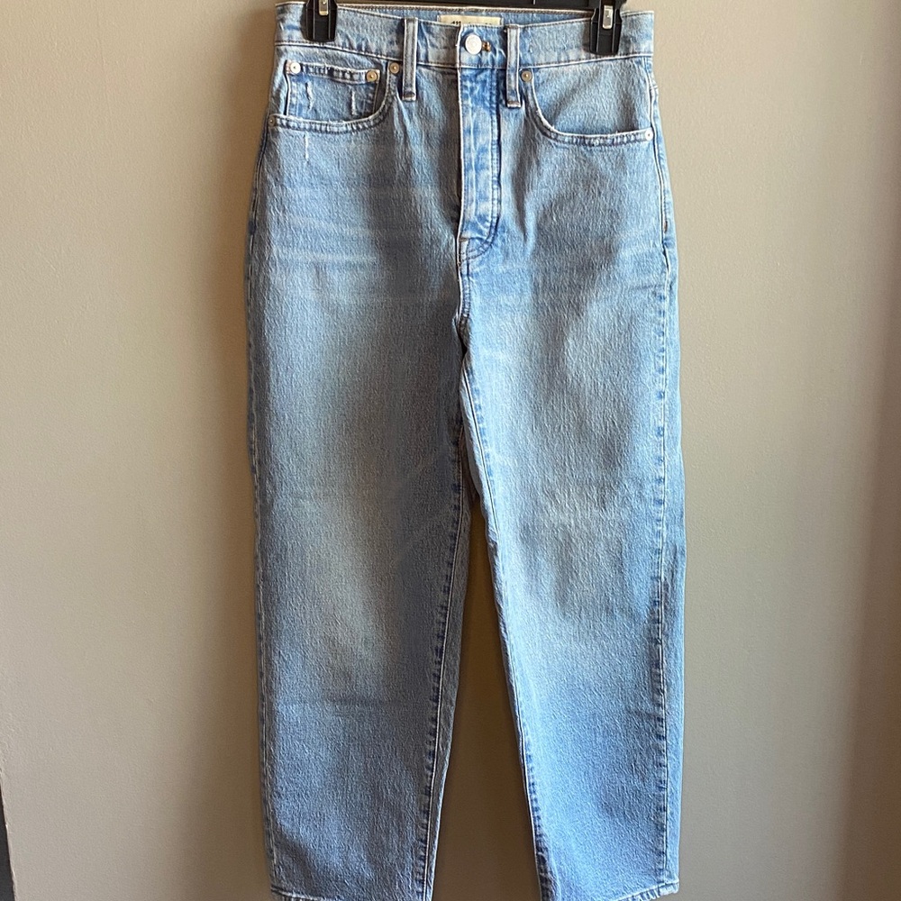 Madewell Balloon Jeans in Blue (Size 25, EUC)